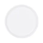 image of GET B190053-W Elite Global Solutions Plate, 5 1/4" Dia. x 7/8"H, Round, Melamine, White
