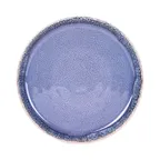 image of GET B190080-IB Indigo Blue 8" Melamine Plate 7/8" Height, Break, Chip, Stain & Scratch Resistant