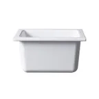 image of GET B1974-W Food Pan – 1/9 Size, 6-7/8" x 4-1/4" x 3-3/4", White Melamine, BPA‑Free, Scratch‑Resist