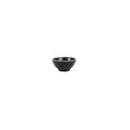image of GET B245035-SLVB - 4oz Black Melamine Round Bowl, 3-5/8" Dia × 1-3/4" H, BPA Free, Dishwasher Safe