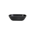 image of GET B249102-GLDB Elite Global Solutions Bowl, 45 Oz., Oval, Melamine, Black with Gold Rim