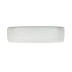 image of GET B263208-WS/CH 147 oz Bowl, 20-7/8" L x 6-1/4" W, 4 Qt, Two-Tone White/Chocolate, Melamine