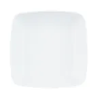 image of GET B267065-BW Square Bowl, 31 Oz, 6.5" x 6.5" x 2.1", White/Black Melamine, Dishwasher, BPA‑Free