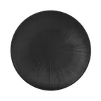 image of GET B380130-B Plate, 13" Dia. X 1-3/8"H, Round Melamine Black, Break/Chip Resistant, BPA Free