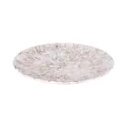 image of GET B380130-BRM Plate, 13" Dia x 1-3/8" H, Brown Marble Melamine Round, Break/Chip/Scratch Resistant
