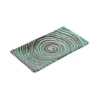 image of GET B395093-SDG Elite Global Solutions Rectangular Plate, 9.25" W x 5" D x 0.75" H, Green, Melamine