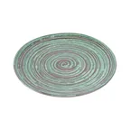 image of GET B399088-SDG Elite Global Solutions Round Plate, 8-3/4" Dia. x 3/4" H, Green, Melamine
