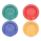 image of GET B434B-MIX Bowl, 5 Oz., 4-3/4" Dia. X 1-1/4"H, Round Melamine, Assorted Colors - Case