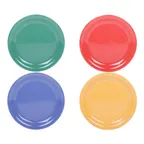 image of GET B714PL-MIX Platter, 7-1/4" Dia. x 5/8"H Round Melamine, Assorted Colors - Case