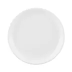 image of GET B75R-W Plate, 7-1/2" Dia. x 1" H, Round Coupe, White Melamine, Chip/Stain/Scratch Resistant