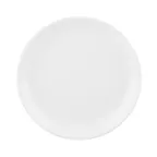 image of GET B95R-W Plate, 9" Dia. x 1-1/8" H, Round Coupe, White Melamine, Break/Chip Resistant, BPA-Free