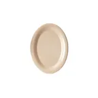 image of GET BAM-1201 BambooMel Platter, 12" x 9" Oval Beige Melamine, Dishwasher Safe - 1 Dozen