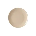 image of GET BAM-16100 BambooMel Plate, 7-3/4" Round Coupe, Beige Melamine, NSF - Dozen