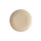 image of GET BAM-16102 BambooMel Plate, 12" Round Coupe, Beige Melamine, Break‑Resistant - Dozen