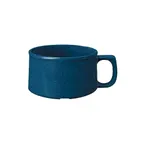 image of GET BF-080-TB Texas Blue™ Soup Mug, 11 Oz, 4" Dia. x 2-1/4" H, Melamine, Dishwasher Safe - 1 Dozen