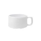 image of GET BF-080-W Diamond White™ Soup Mug, 11 oz, 4" Dia x 2-1/4" H, Melamine White, NSF - 1 Dozen