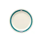 image of GET BF-090-FP Plate, 9" Round Melamine, Mid‑Rim, Patterned, Dish‑Safe, Break‑Resist, NSF, 1 Dozen
