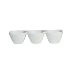 image of GET BS302-MOD - Bugambilia 3-Division Bowl, 20 Oz, 15"x5.3"x3.1" Aluminum Resin-Coated