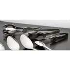 image of GET BSBF-20 Serving Tongs, 9-1/2" Length, 18/8 Stainless Steel, Mirror