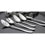 image of GET BSRIM-12 Spork, 11-1/2" Slotted, 18/8 Stainless Steel, Mirror, Serving Fork