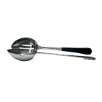 image of GET BSRIM-21 Portion Control Spoon, 4 Oz., 12" Solid 18/8 Stainless Steel
