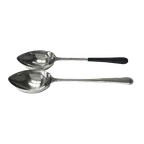 image of GET BSRIM-22 Portion Control Spoon, 6 Oz., 12" Solid 18/8 Stainless Steel