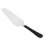 image of GET BSRIM-65-BK Pastry Server – 10-7/8" Narrow, Smooth Edge, Black Handle, Stainless Steel