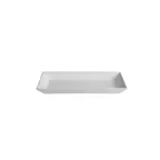 image of GET BUD14TG Buffet Platter - 177½ Oz, 25-5/8" L × 10-1/2" W × 2-3/4" D, Aluminum In Tangerine Resin