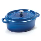 image of GET CA-009-CB/BK/CC Heiss™ Dutch Oven, 3-1/2 Qt, 10" x 8" x 3.5" Aluminum, Blue/Black Interior