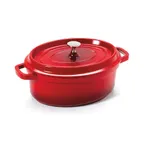 image of GET CA-009-R/BK Heiss™ Induction Dutch Oven, 3-1/2 Qt, 10" x 8" x 3.5" Red/Blk Aluminum 500°F - Set