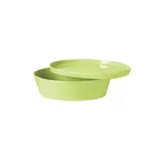 image of GET CB-1035-LM Cabana Box Set, 91 Oz 10‑1/4" Bowl with Reversible Lid, Lime Green Melamine - Set