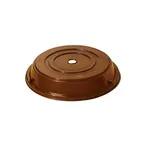 image of GET CO-105-A Amber Plate Cover, Fits 11-1/4"-12-1/8" Plates, BPA-Free Polypropylene - 1 Dozen