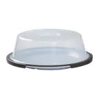 image of GET CO-107-CL Reusable Plate Cover, Clear 10"-11", PP, Fits WP-10 (2.75" Inset) B-45 Bowl - Dozen