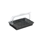 image of GET CO-3426-CL Dome Roll‑Top Food Display Cover, 16-3/4" x 11-1/2" x 6", Polycarbonate Clear