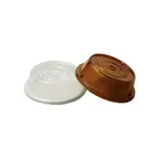 image of GET CO-94-CL Clear Plate Cover – Fits 9‑1/4" to 10" Round Plates, BPA‑Free Polypropylene - 1 Dozen