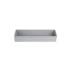 image of GET COMP04 Bugambilia Salad Bar Bowl, 5.3 Qt, 20" L x 6‑7/8" W x 3" H Aluminum, Classic Finish