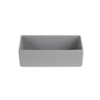 image of GET COMP06 - Bugambilia Salad Bar Bowl, 1.8 Qt, 9‑13/16" L x 5‑1/16" W x 3" H Aluminum Finish