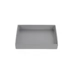 image of GET COMP08 Bugambilia Salad Bar Bowl, 1.3 Qt, 10"x10"x1.5", Square Cast Aluminum, Classic