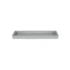 image of GET COMP09 Bugambilia Salad Bar Bowl, 2.1 Qt, Aluminum, 19-13/16"L×6-15/96"W×1-9/56"H