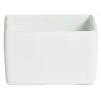 image of GET COMP18-MOD-WW Bugambilia Salad Bar Bowl, 7.9 Qt, 10" x 10" x 6" Aluminum, White MOD Finish
