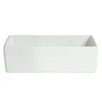 image of GET COMP21-MOD-WW Bugambilia Salad Bar Bowl, 1.4 Qt, 9¾"×4¾"×3" Rectangular Aluminum, MOD White