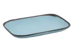image of GET CS-1170-GBL - Rectangular Plate, 12" x 7-1/2", Melamine, Speckled Blue, NSF BPA-Free - 1 Dozen