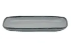 image of GET CS-1170-GR Rect Dinner Plate, 12" x 7½" Melamine Gray, Break‑Resistant, NSF Certified - 1 Dozen