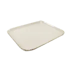 image of GET CS-1412-UM Urban Mill Melamine Platter, 14" x 11-1/2", Cream, Break‑Resistant, Dishwasher Safe