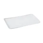 image of GET CS-1811-CN-W Coralline 18" x 11" White Rectangular Melamine Display Tray, Break‑Resistant, BPA‑Free, NSF