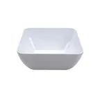 image of GET CS-1920-W Midtown™ Bowl, 6 Qt., 10-1/2" x 10-1/2" x 4-1/4"H, Square, White, Melamine, Break-Resistant