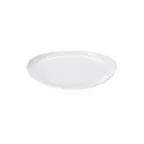 image of GET CS-6112-W 13-1/4\" x 9-1/2\" Oval Melamine White Break‑Resist Dishwasher‑Safe BPA‑Free - Dozen