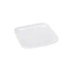 image of GET CS-6115-W Siciliano Plate, 5" L x 5" W Square Coupe, Melamine White, Break‑Resistant - Dozen