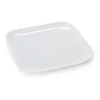 image of GET CS-6117-W Siciliano Plate – 7½" x 7½" White Square Coupe, Melamine, BPA‑Free - 1 Dozen