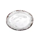 image of GET CS-7-FM French Mill Plate, 7" Round Coupe, Beige Melamine - Dozen